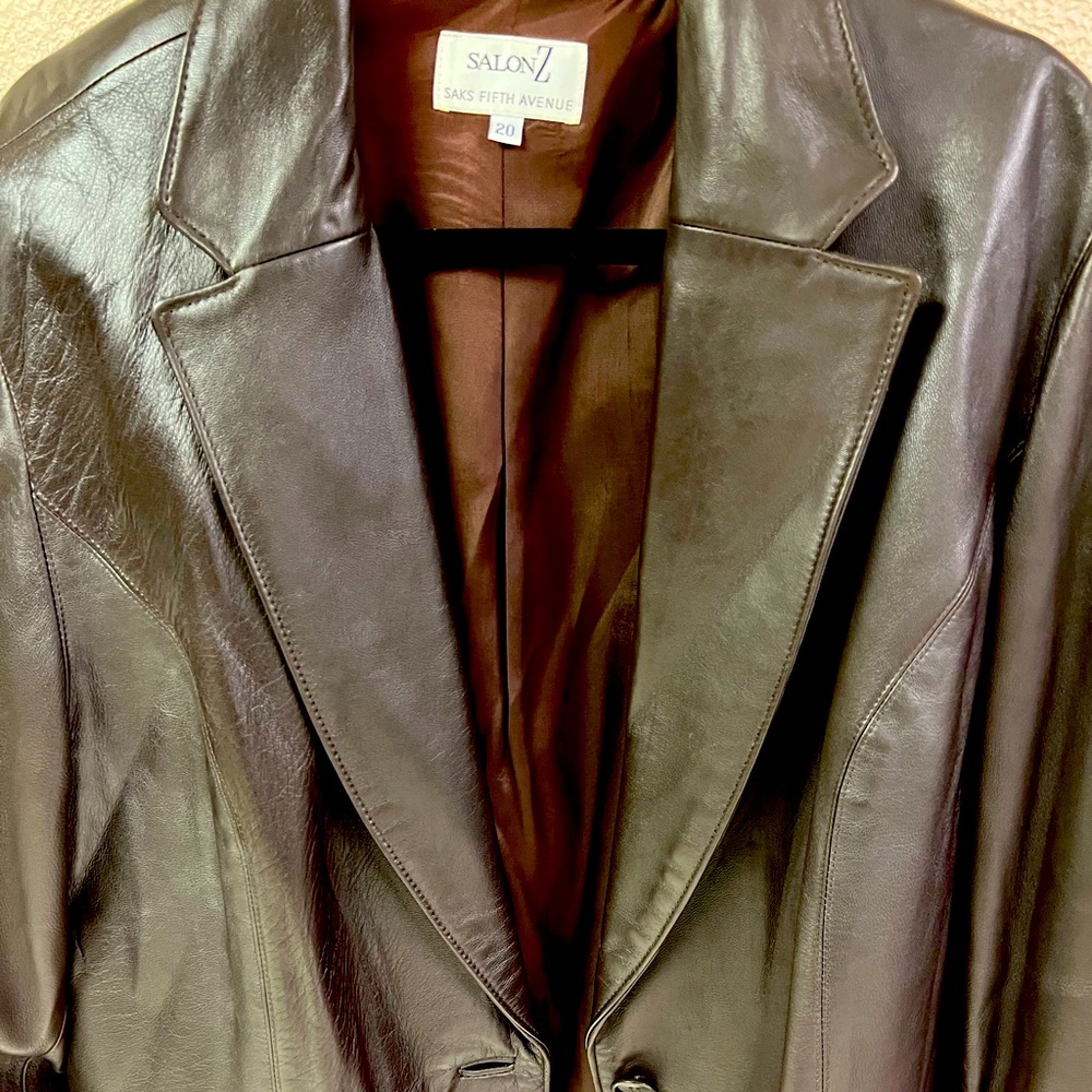 Woman’s leather jacket